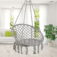 Cotone Corda Hammock Sedia Sedia Appeso Hammock Childs Sedia d'attaccatura oscillante Adulto per dormitorio da Esterno per dormitorio da Camera da Letto