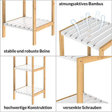 CASARIA Scaffale da Bagno & Cucina 4 Ripiani bambù Mobile a Colonna Portaspezie Scarpiera