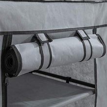 Axentia Armadio Pieghevole, Acciaio Legato, Nero/Grigio, ca. 60 x 148 x 45 cm