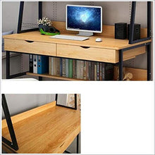 JINPENGRAN Scrivania per Studenti di casa Semplice scrivania da Ufficio con scrivania Semplice,100 * 48cm