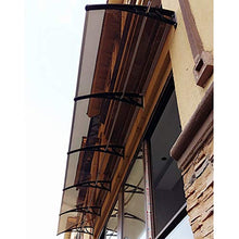 HHYK Front Back Patio Portico Outdoor Shade Sun Rain Cover Brown Durable, Multi-Size (Size : 80CM X 60CM)