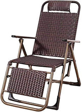 XBR Lettino Prendisole Zero Gravity, reclinabile Sedia reclinabile Pieghevole Lettino Prendisole da Giardino Sedie Zero Gravity Sedie a Sdraio Poltrona da Spiaggia Outdoor Indoor Marrone