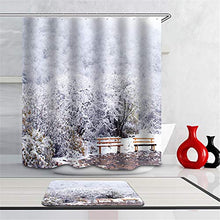 LIYAN Combinazione Bagno. Immagini Chiare E Colori Vivaci Rendono Il Tuo Bagno Pieno di Vita. Accessori da Bagno. Foresta Invernale.