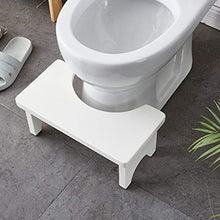 Camisin, sgabello per WC in legno massello, sgabello da squat Pit sgabello per WC