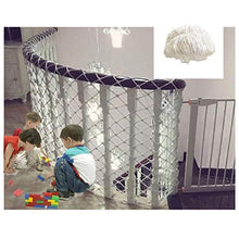 FCXBQ Rete di Sicurezza per Bambini Rete di Corda Bianca Rete di Sicurezza per Scale Esterna, Rete di Arrampicata all'aperto Rete di Corda per Esterni Rete per Scale Tection Rete per Bambini Rete