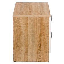 Studio Decor Champion Comodino, Legno, Color Cambria e Bianco, 44x43x34 cm