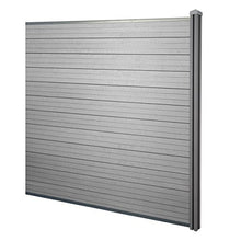 Mendler Pannello supplementare frangivento Privacy Sarthe WPC 188cm Grigio
