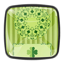 St Patrick's Day with clover Pomelli per Porta Set di 4 Pomelli per Mobili Manopole per Cassetti Cucina Armadio Vetro