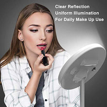 Specchi per Trucco LED LED Vanity Light Specchio cosmetico Dormitorio Pieghevole Portatile Beauty Desktop Controsoffitto Touch Screen Mirror