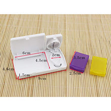 HEALLILY Taglierina per Tablet con Sdoppiatore per Pillola con Contenitore per Pillole per Il Taglio di Piccole O Grandi Pillole Bianche