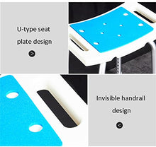 MGMDIAN Sedia da Bagno - Sedia da Bagno per Anziani Sedia da Toilette Sedia da Bagno per Donna Incinta - Sgabello da Bagno Antiscivolo Accessori da Bagno
