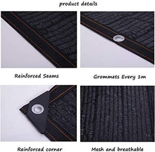 LanXin - Telone parasole resistente ai raggi UV, colore nero, dimensioni: 2 m x 3 m, colore: nero