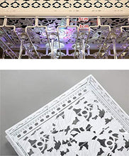 DJSMjbj - Portabicchieri da vino, scaffale per bicchieri da champagne, da soffitto al neon, Nero , 80 cm
