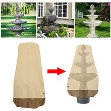 Fltaheroo Copertura per Fontana da Giardino Terrazza per Esterni Riutilizzabile Accessori nel Tessuto Oxford Copertura Protettiva per Statua