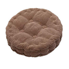Morbuy Cuscino Soffice Rotondo da Pavimento Divano, Cuscino per Sedia Interno Meditazione ed Divano Camera da Letto Decorazione Domestica (45cm/ 18”, caffè)