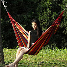 KoelrMsd Ice Mesh Hammock Altalena singola antiaderente a strisce rosse 280 * 80 con custodia in corda Aa da esterno antiribaltamento