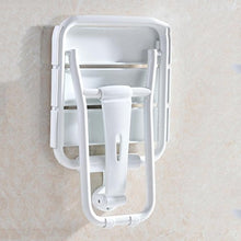 MGMDIAN Sgabello da Bagno Pieghevole per Il Bagno - con Sedile per Le Gambe Accessori da Bagno