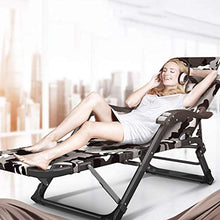 FACAZ Lettino Prendisole da Giardino Pieghevole Sedia Relax, con Cuscino Cuscino reclinabile Regolabile Schienale Estivo Patio Letto Resto Pieghevole Piatto Coperta Esterna Sedia a Sdraio