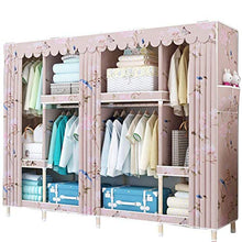 JFFFFWI Armadio Semplice assemblato Armadio in Legno Massiccio 210 * 45 * 170cm (Colore: A)