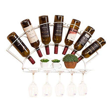 DJSMjbj - Stemware per bottiglie di vino da parete, stile castello, elegante