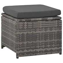 vidaXL Set Divani da Giardino 6 pz con Cuscini Polyrattan Grigio Sofa Esterni