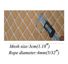 Rete Di Corda,Protezione Per La Sicurezza Della Scala Del Balcone Per Animali Da Compagnia Per Bambini,Rete Da Giardino Rete Da Carico Recinzione Per Ostacolo Rete Per Backstop,1*1m(3.3*3.3ft)