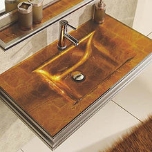 Set di mobili da bagno in vetro polly per bagno lavabo in vetro