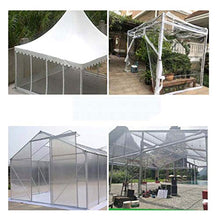 DLMSDG Telone di Copertura, Telone Impermeabile per Esterno, All'aperto Robusto Tarp Copertina, con Occhielli in Metallo per Mobili da Giardino, Serra(0.3mm2x3m(6.6x9.8ft))