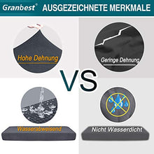 Granbest Premium - Fodera per Cuscino per Divano, Impermeabile, in Jacquard ad Alta Elasticità (1 Posto, Grigio)