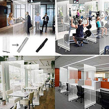 Scudo da Starnuto Portatile, Banner Roll Up Trasparente Portatile, Distanziamento Sociale, Salone, Palestra, Ristorante, Uffici