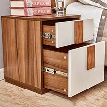 LSX-Comodino Cassettiera-Comodino Comodino Letto Doppio cassetto Modern Simplicity Storage Bedside Cabinet Bedroom Furniture OYO