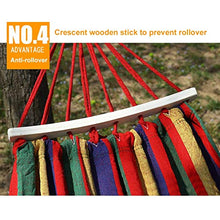 MHBY Amaca, amaca singola da campeggio da giardino in tela resistente portatile con custodia singola amaca da esterno