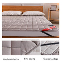 Materasso Tatami Cuscini Antiscivolo in Cotone Materassi Lavabili A Letto Sottile Materasso per Letto Pieghevole (Color : Light Green, Size : 200x220cm)
