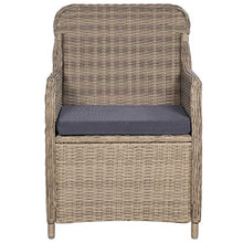vidaXL 2X Sedie da Esterno con Cuscini Polyrattan Nero Poltroncine da Giardino