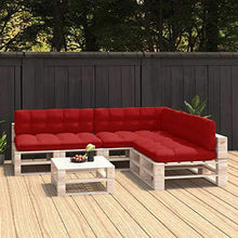 Tidyard Set 7 pz Cuscini per Divano Pallet Imbottiti da Giardino Esterno,Cuscino Imbottito per Divani da Giardino Esterno,Cuscini per Mobili da Giardino,Cuscini Divano,Cuscini Pallet - Arredi Casa