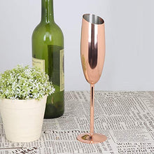 Tarente 304 Bicchiere di Vino Rosso Cocktail dell'Acciaio Inossidabile Champagne Calice Bar Forniture in Oro Rosa
