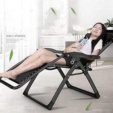 Sedia a sdraio da giardino reclinabile leggera oversize con chiusura a gravità zero in giardino e all'aperto Sedia a sdraio per la casa Sedia a sdraio pieghevole da spiaggia con tampone di cotone