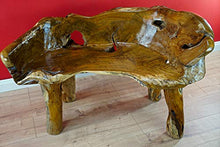 Kinaree Padang - Panchina a 2 posti, in legno di radice