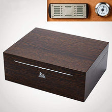 AP.DISHU Desktop Sigari Scatole con Umidificatore E Igrometro Materiale Cedro Spagnolo per Conservare E Conservare I Sigari (può Essere posizionato 30 sigari),#b