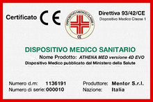MENTOR - Materasso Molle & Memory Med H3 Matrimoniale 160x190 Athena Med 4D Evo DISP. Medico DETRAIBILE H26 a 9 Zone di portanza differenziata, sfoderabile e Lavabile.