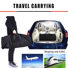 Carrozzina Leggera Carrozzina Semovente Manuale per Adulti con Borsa da Viaggio, Portatile E Pieghevole, Sedile 17,5 A