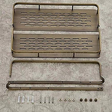 GAL Ragazza Vintage Two-Layer + Single Rod Ottone Antico Ottone Materiale 1 Mensola/mensola da Bagno
