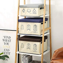 YWRD Storage Container Organizer Box Scatola Porta Giochi Bambini scatole per cubetti di stoccaggio scatole di immagazzinaggio cubo Gray,Small
