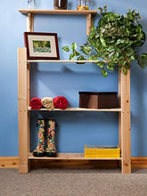 Design Vicenza - Contenitore a 5 ripiani in legno naturale con doghe