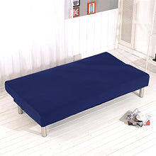 Fodera per Divano Senza braccioli Tinta Unita Stretch Fodera per Fodera per futon 3 posti Fodera per Divano Pieghevole per Elastici 3 posti Pieghevole Divano Letto Senza braccioli 200 x 130 cm