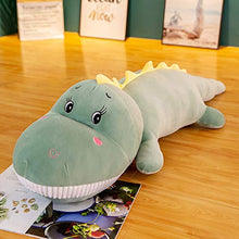 Dinosauro peluche cuscino lungo dinosauro cuscino regalo di compleanno 150 cm (2,4 kg)/verde