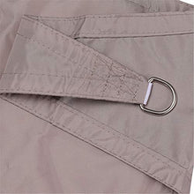 DOILE Tenda A Vela Triangolare Estate Esterna Impermeabile Protezione Solare E Protezione UV Tenda da Esterno per Esterni Corda da Portare (2 * 2 * 2CM,Cachi)