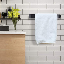 GOLDGE 2 Pezzi Porta Asciugamano Autoadesivo, Lega di Alluminio Anello Portasciugamani per Bagno e Cucina