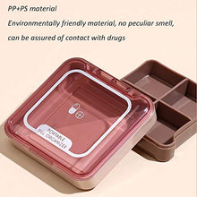 Custodia per pillole, organizer per pillole, portapillole, dispenser per pillole, visibile e trasparente, custodia per pillole extra large