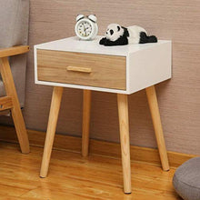 Comodino LHY- Comodino in legno massello e comodino, resistente e durevole, adatto per camera da letto, soggiorno, ecc. B